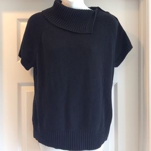 Chaps Asymmetrical Cowl Neck Sweater Size Large